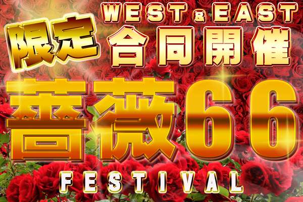 『薔薇６６フェスティバル』エルドラード WEST＆EAST合同開催